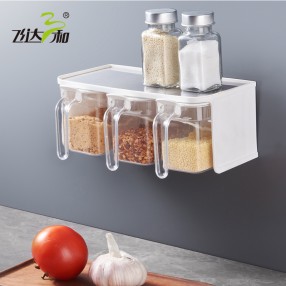 TH3910 強力貼壁三組調味盒